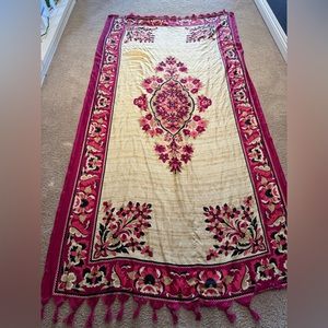 Stunning hot pink and golden color combo dupatta